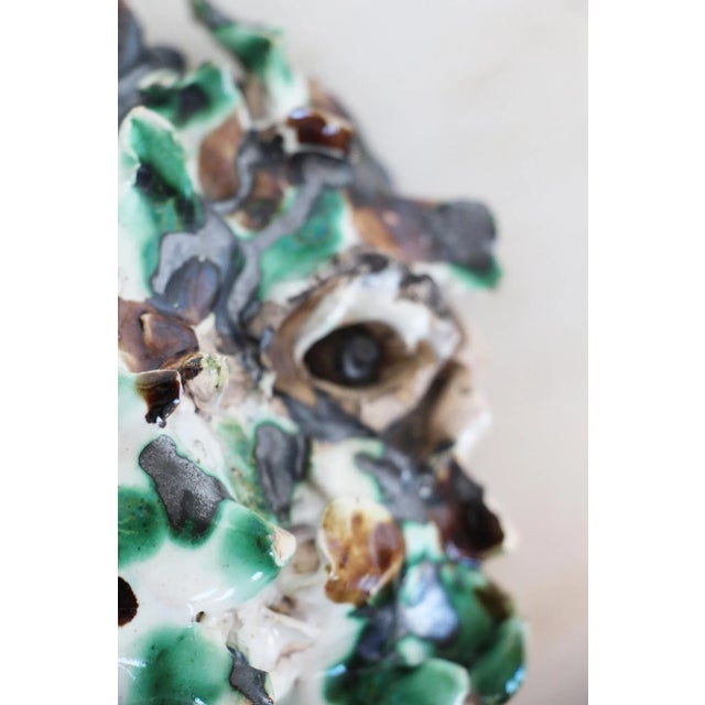 Mid-Century Modern Vintage Demon Face, Studio Pottery, Glazed Earthenware For Sale - Image 4 of 13