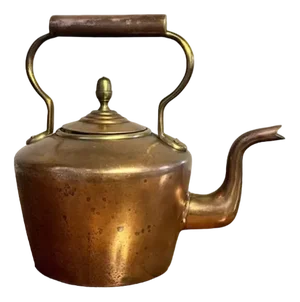 Antique George III Copper Kettle, 1800s