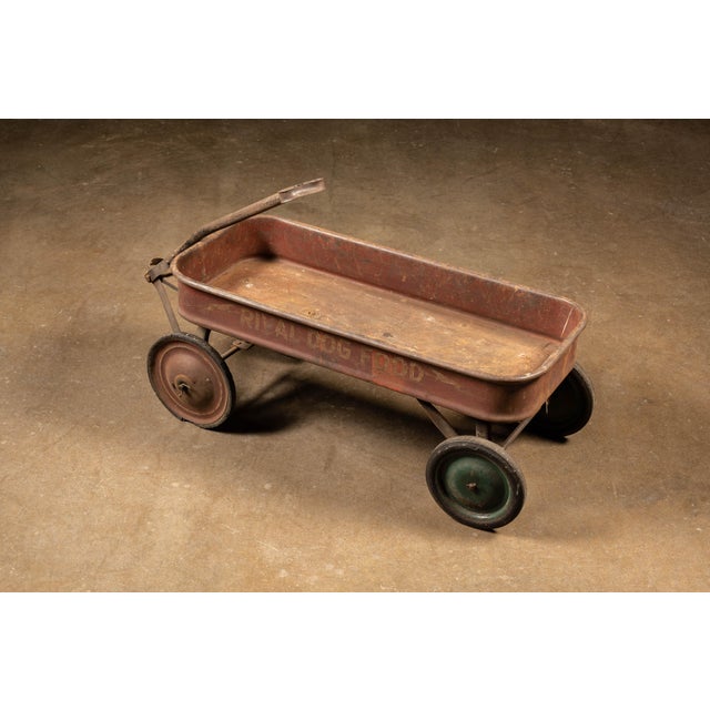 Vintage "Rival" Dog Food Advertising Wagon For Sale - Image 4 of 6