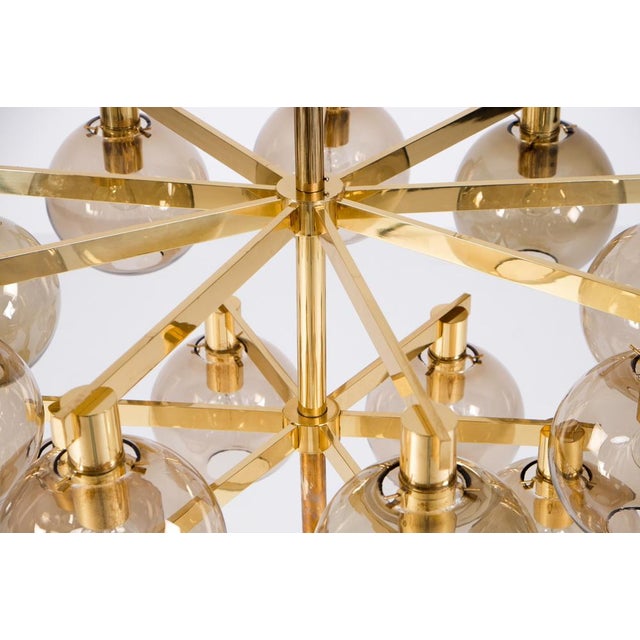 Brass Chandelier Model 348/15 from Hans-Agne Jakobsson, 1960s For Sale - Image 3 of 14