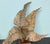 Mid-Century Modern Brutalist Torch Cut Brass Fern Sculpture W/ Wood Base For Sale - Image 4 of 4