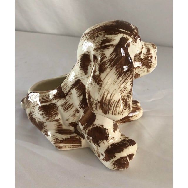 1950’s Cocker Spaniel Dog Planter For Sale - Image 4 of 9
