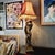 Large French Art Nouveau Bronze Lamp by M. Moreau, 1890s For Sale - Image 17 of 18