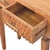 Modern Golden Teak-Finish Mango Wood Brass-Accent Console Table For Sale - Image 3 of 8
