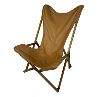 Leather Tripolina by Fratelli Citterio, 1970s For Sale