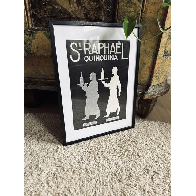 Vintage French St. Raphael Quinquina Advertisement Poster, 1920s For Sale - Image 3 of 14