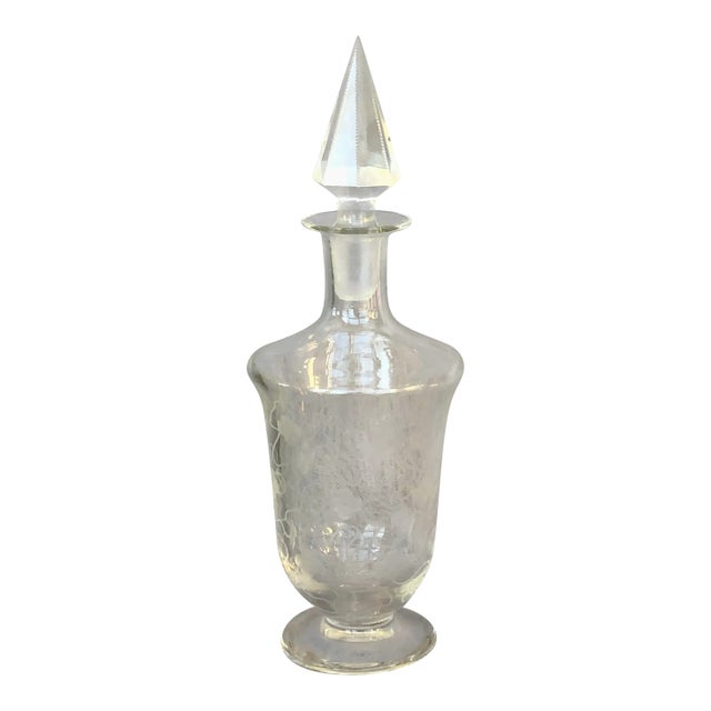 19th Century Victorian Glass Perfume For Sale