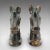 This is a pair of vintage horse bust bookends. An English, cast brass decorative novel rest, dating to the late 20th...