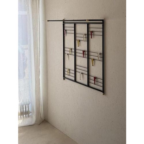 Pilastro Scale Coat Rack by Tjerk Reijenga, 1950s For Sale - Image 10 of 12