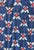 Blue Hand-Embroidered 1950s Patriotic Quilt For Sale - Image 8 of 18