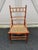 Victorian Antique Faux Bamboo R J Horner Style Caned Accent Chair For Sale - Image 3 of 18