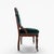 Victorian Antique 1880s Eastlake Chairs • Carved Victorian Pair • Green Velvet Upholstery For Sale - Image 3 of 12