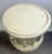 French Louis XV Provincial Style Distressed Off-White Serving Table W Tray For Sale - Image 4 of 12