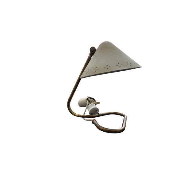 Metal GK14 Table Lamp by Erik Wärnå for Gnosjö Konstsmide, Sweden, 1950s For Sale - Image 7 of 7