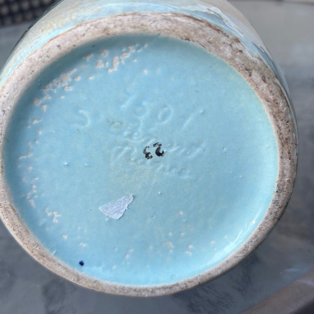 St. Clement Stoneware Pitcher For Sale - Image 4 of 4