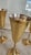 Vintage Indian Brass-Plated Tall Goblets, Set of 3 For Sale In New York - Image 6 of 15
