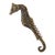 1950s French Brass Seahorse Bottle Opener For Sale