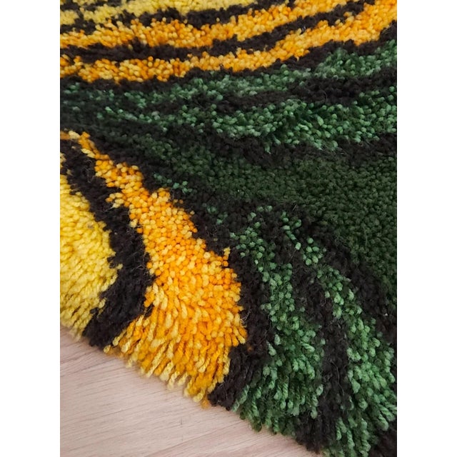 German Handmade Wall Tapestry in Wool, 1970s, in Flawless conditions. Designed 1970 to 1979