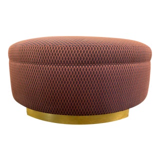 Drexel Heritage Ottoman by Jo Sampson For Sale