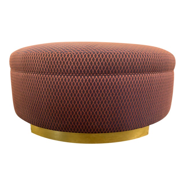 Drexel Heritage Ottoman by Jo Sampson For Sale