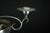 1930s Art Deco Italian Chandelier in Nickel Brass and Frosted Glass, 1930s For Sale - Image 5 of 14