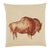 Bison Tapestry Cushion With Feather Filler - 46x46cm (18"x18") For Sale