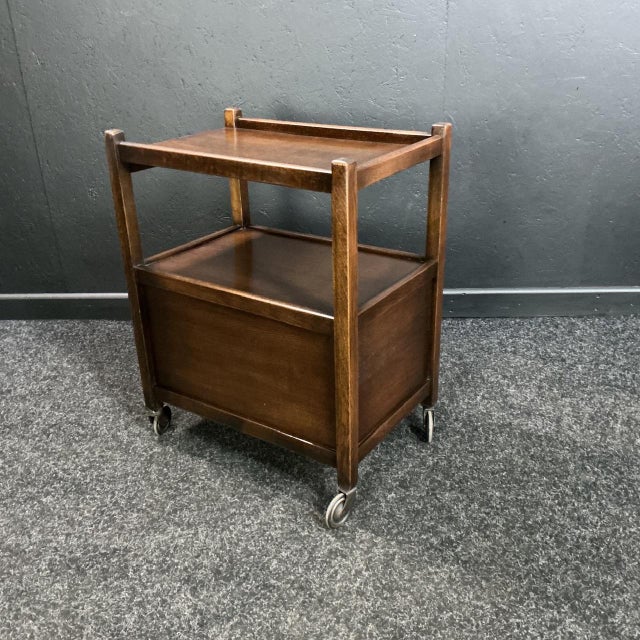 Afternoon Tea Trolley in Oak, 1960 For Sale - Image 6 of 9