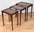 Antique Traditional Mahogany Cocktail Nesting Tables - Set of 3 For Sale - Image 6 of 10