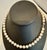 Contemporary Vintage Cultured Akoya Pearl Necklace Length 17" , 18 Karat White Gold Clasp For Sale - Image 3 of 18