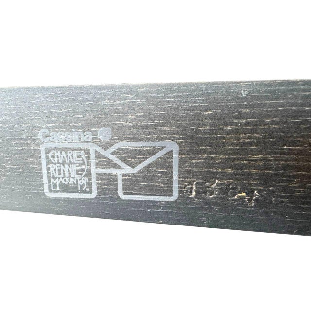 Wood Hill House 1 Model Chair by Charles Rennie Mackintosh for Cassina For Sale - Image 7 of 16