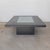 1970s Large French Black Slate and Glass Coffee Table For Sale - Image 4 of 14