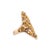 Modern Orocal Genuine Hand Crafted Gold Nugget 14k Yellow Gold Diamond Cocktail Ring, Size 8.5 For Sale - Image 3 of 8