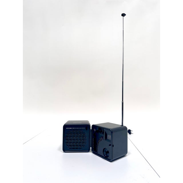Metal Ts 505 Portable Cube Radio by Richard Sapper & Maro Zanuso for Brionvega, Italy, 1970s For Sale - Image 7 of 18