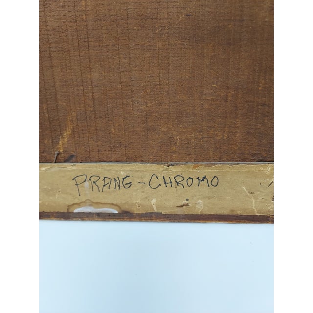 Cerulean Prang 1873 Chromolithograph of "Sacramento Valley" by Artist John Ross Key 1832-1920 For Sale - Image 8 of 10