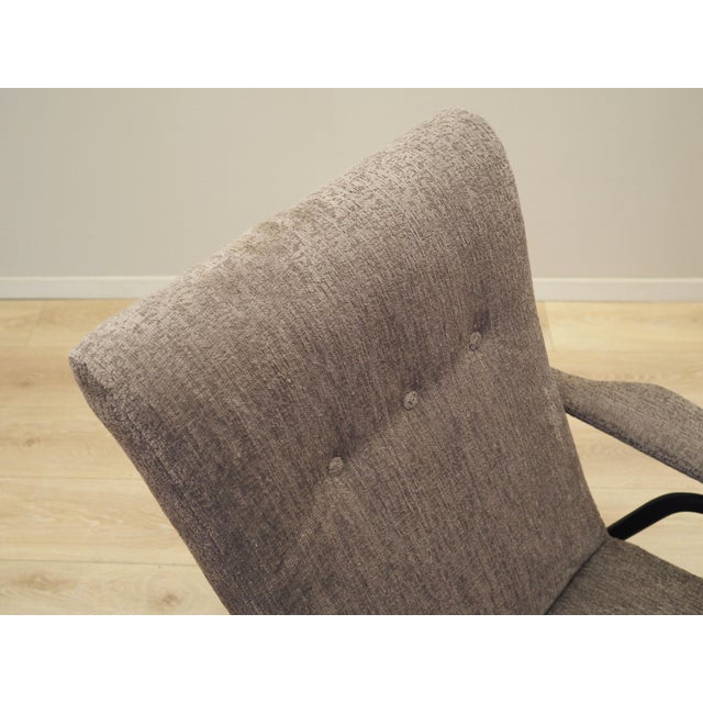 Vintage Italian Grey Armchair, 1970s For Sale - Image 13 of 14
