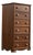 Vintage Oak Six-Drawer Swing-Out Cabinet For Sale