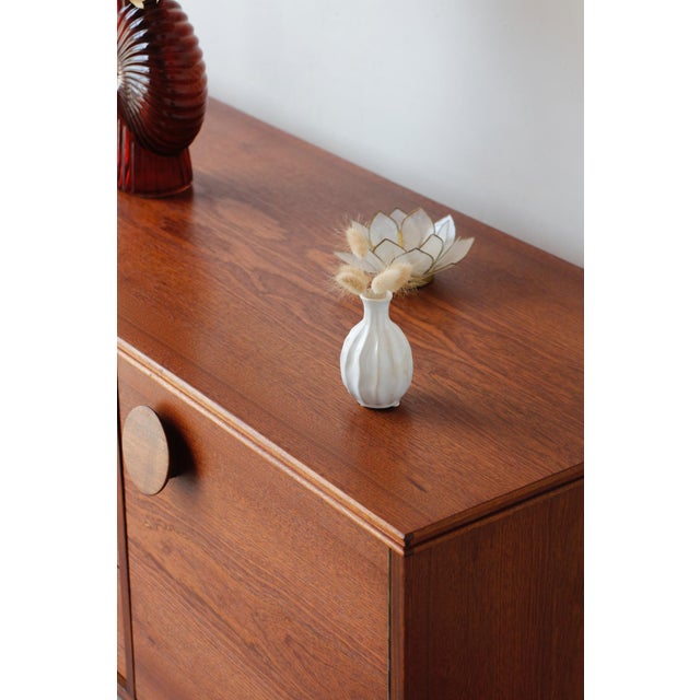 Small Scandinavian Style Sideboard from Sapele, 1960s For Sale - Image 12 of 18