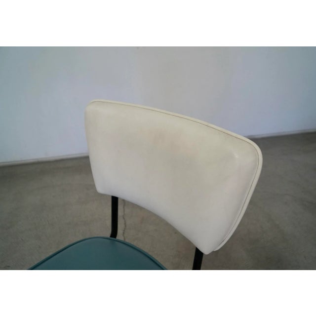 1950's Mid-Century Modern Leather Chair For Sale - Image 9 of 13