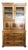 Antique Oak & Walnut 2 Piece Drop Front Secretary Bookcase For Sale