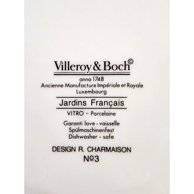 Villeroy & Boch "Jardins Francais" Charger Plates-Set of 6 For Sale - Image 12 of 12
