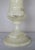 Cream Alabaster Urn Shaped Lamps With Hand Painted Parchment Shades, Pair For Sale In Los Angeles - Image 6 of 9