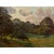 This framed oil painting on canvas by Belgian artist Léon Dardenne presents far more than a beautifully observed pastoral...