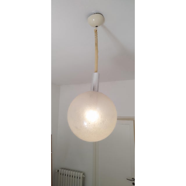 1960s Sfera Pendant Lamp attributed to Tobia & Afra Scarpa for Flos, 1960s For Sale - Image 5 of 18