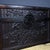 An exquisite vintage Chinese rectangular hardwood box, crafted from dense, dark Purple Sandalwood (Zitan). The lid...