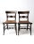 This is a stunning pair of 19th century stencil painted side chairs. The Hitchcock style chairs are characterized by their...