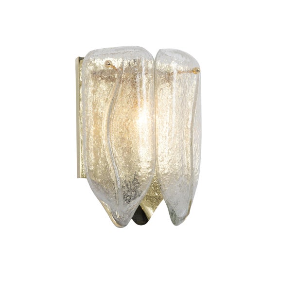 Mid-Century Murano Glass Wall Sconce from Kalmar, Austria, 1960s For Sale