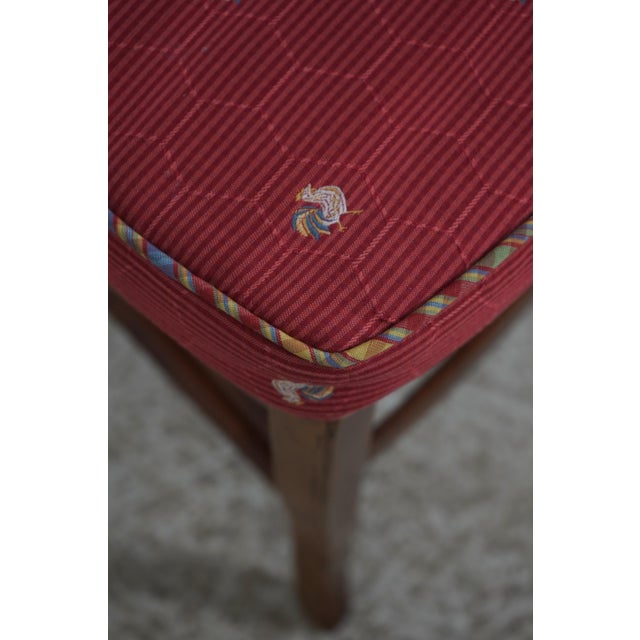 Brown Pair Guy Chaddock Attributed Ladderback Side Chairs For Sale - Image 8 of 12