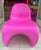 Mid-Century Modern Extremely Rare Set of Five Verner Panton Hot Pink Chairs, Circa 2001 For Sale - Image 3 of 12