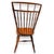 Chestnut Vintage Birdcage Windsor Dining Chairs Attributed to Nichols & Stone Set of 4 For Sale - Image 8 of 17