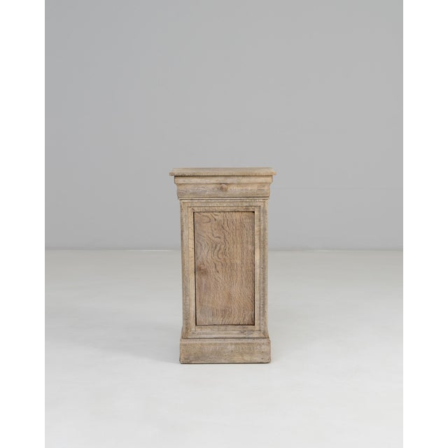 French Provincial 19th Century French Oak Bedside Table For Sale - Image 3 of 18